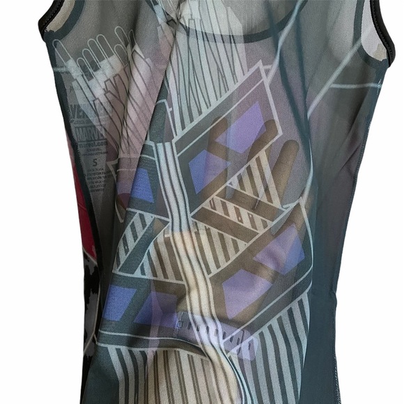 Marvel Hawkeye Bodycon Mesh Back Dress Cosplay Small Superhero Fandom - Picture 7 of 11